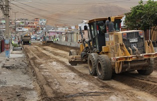 pavimentación en calle Néspolo